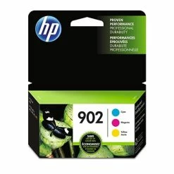 HP 902 Cyan/Magenta/Yellow Standard Yield Ink Cartridge, 3/Pack (T0A38AN#140)