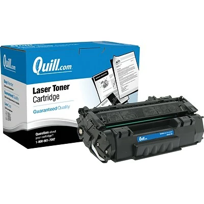 Quill Brand® Remanufactured Black Extended Yield Toner Cartridge Replacement For HP 49X (Q5949X) (Lifetime Warranty) 3 Quill Brand® Remanufactured Black Extended Yield Toner Cartridge Replacement For HP 49X (Q5949X) (Lifetime Warranty)