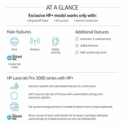 Printers HP LaserJet Pro 3001dwe Wireless Black & White Printer With HP+ Smart Office Features, Bonus 3 Months Instant Ink (3G650E#BGJ) 15 Printers HP LaserJet Pro 3001dwe Wireless Black & White Printer With HP+ Smart Office Features, Bonus 3 Months Instant Ink (3G650E#BGJ) -Avery Shop CAEBDC97 14D0 4C5D B27DA69AEBA372D0 s7