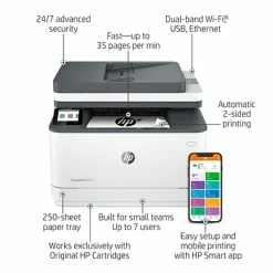 Printers HP LaserJet Pro MFP 3101fdwe Wireless Black & White Printer With HP+ Smart Office Features, Fax, Bonus 3 Months Instant Ink -Avery Shop F531895F 9931 4D84 A8407CB6D522885F s7