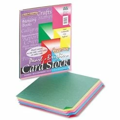 Pacon® Reminiscence Card Stock Paper, 65 Lbs. Assorted Bright Colors, 8 1/2"H X 11"W, 50 Sheets/Pk (09131)