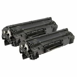 Quill Brand® Remanufactured Black Standard Yield Toner Cartridge Replacement For HP 85A (CE285A), 2/Pack (Lifetime Warranty)