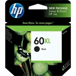 HP 60XL Black High Yield Ink Cartridge (CC641WN#140)