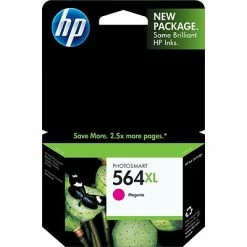 HP 564XL Magenta High Yield Ink Cartridge (CB324WN#140)