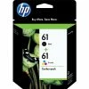 HP 61 Black/Tri-Color Standard Yield Ink Cartridge, 2/Pack (CR259FN#140) -Avery Shop s0399739 s7