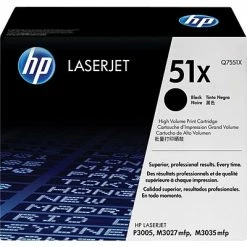 HP 51X Black High Yield Toner Cartridge