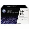 HP 05A Black Standard Yield Toner Cartridge, 2/Pack (CE505D) -Avery Shop s0428125 s7