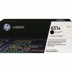 HP 651A Black Standard Yield Toner Cartridge (CE340A)