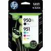 HP 950XL/951 Black High Yield And Cyan/Magenta/Yellow Standard Yield Ink Cartridge, 4/Pack (C2P01FN#140) -Avery Shop s0692615 s7