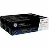 HP 128A Cyan/Magenta/Yellow Standard Yield Toner Cartridge, 3/Pack (CF371AM) -Avery Shop s0706267 s7