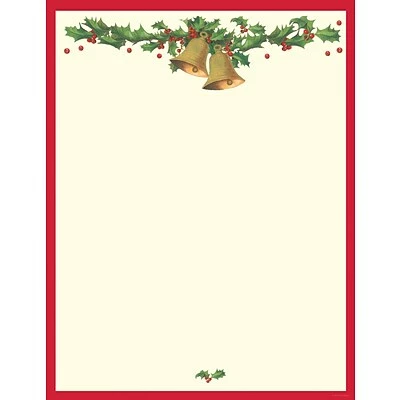 Great Papers! Holiday Stationery Antique Bells, 80/Count (2013264) 3 Great Papers! Holiday Stationery Antique Bells, 80/Count (2013264)