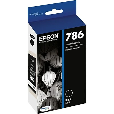 Epson T786 Black Standard Yield Ink Cartridge 3 Epson T786 Black Standard Yield Ink Cartridge