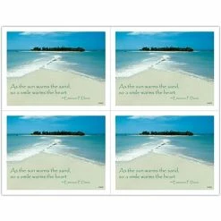 Medical Arts Press Generic Laser Postcards Generic Postcards; For Laser Printer; Ocean Beach, 100/Pk