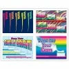 Medical Arts Press Dental Assorted Laser Postcards Dental Assorted Postcards; For Laser Printer; Bright Brushes, 100/Pk