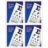 Medical Arts Press Eye Care Laser Postcards Eye Care Postcards; For Laser Printer; Red Blue Eye Chart, 100/Pk -Avery Shop s0842400 s7