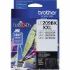Brother LC209BKS Black Extra High Yield Ink Cartridge -Avery Shop s0886755 s7