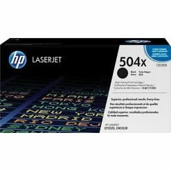 HP 504X Black High Yield Toner Cartridge (CE250X)