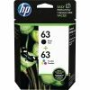 HP 63 Black/Tri-Color Standard Yield Ink Cartridge, 2/Pack (L0R46AN#140) -Avery Shop s0970394 s7