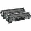 Quill Brand® Remanufactured Black Standard Yield Toner Cartridge Replacement For HP 78A (CE278D), 2/Pack (Lifetime Warranty) -Avery Shop s0982960 s7