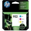 HP 952 Cyan/Magenta/Yellow Standard Yield Ink Cartridge, 3/Pack (N9K27AN#140) -Avery Shop s1004823 s7