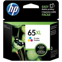 HP 65XL Tri-Color High Yield Ink Cartridge (N9K03AN#140)