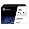 HP 26X Black High Yield Toner Cartridge, 2/Pack (CF226XD) -Avery Shop s1069198 s7