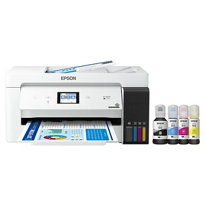 Printers Epson EcoTank® ET-15000 Wireless All-in-One Cartridge-Free SuperTank Printer, Prints Up To 13" X 19" 3 Printers Epson EcoTank® ET-15000 Wireless All-in-One Cartridge-Free SuperTank Printer, Prints Up To 13" X 19"