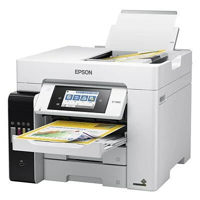 Printers Epson EcoTank® Pro ET-5880 Wireless All-in-One Cartridge-Free SuperTank Office Printer With PCL/Postscript Support 6 Printers Epson EcoTank® Pro ET-5880 Wireless All-in-One Cartridge-Free SuperTank Office Printer With PCL/Postscript Support - Image 4