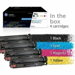 HP 410A Black/Cyan/Magenta/Yellow Standard Yield Toner Cartridge, 4/Pack -Avery Shop s1200382 s7