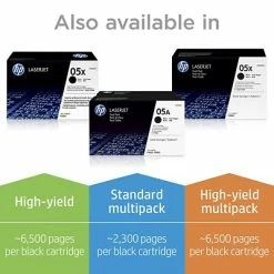 HP 05A Black Standard Yield Toner Cartridge -Avery Shop s1204871 s7