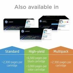 HP 410A Black Standard Yield Toner Cartridge -Avery Shop s1204910 s7