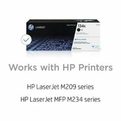 HP 134x Black High Yield Toner Cartridge (W1340X) -Avery Shop s1205719 s7