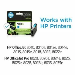 HP 910XL Cyan High Yield Ink Cartridge (3YL62AN#140) -Avery Shop s1208099 s7