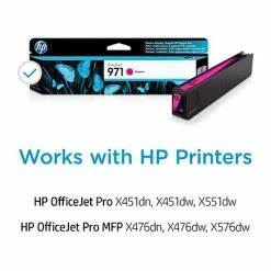HP 971 Magenta Standard Yield Ink Cartridge (CN623AM) -Avery Shop s1208141 s7