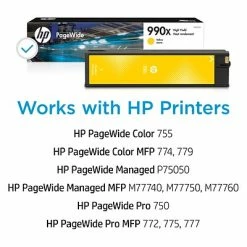 HP 990X Yellow High Yield Ink Cartridge (M0J97AN) -Avery Shop s1208150 s7