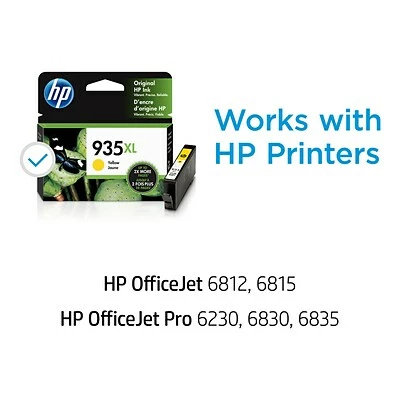 HP 935XL Yellow High Yield Ink Cartridge (C2P26AN#140) 4 HP 935XL Yellow High Yield Ink Cartridge (C2P26AN#140) - Image 2