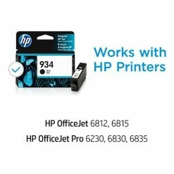 HP 934 Black Standard Yield Ink Cartridge (C2P19AN#140) 11 HP 934 Black Standard Yield Ink Cartridge (C2P19AN#140) -Avery Shop s1228063 s7