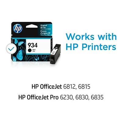 HP 934 Black Standard Yield Ink Cartridge (C2P19AN#140) 4 HP 934 Black Standard Yield Ink Cartridge (C2P19AN#140) - Image 2