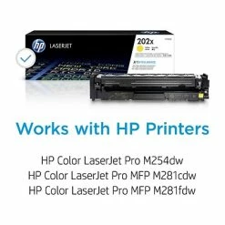 HP 202X Yellow High Yield Toner Cartridge (CF502X) -Avery Shop s1228074 s7