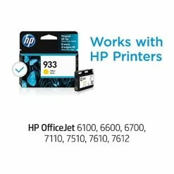 HP 933 Yellow Standard Yield Ink Cartridge (CN060AN#140) -Avery Shop s1228077 s7