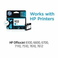 HP 933 Cyan Standard Yield Ink Cartridge (CN058AN#140) 11 HP 933 Cyan Standard Yield Ink Cartridge (CN058AN#140) -Avery Shop s1228082 s7
