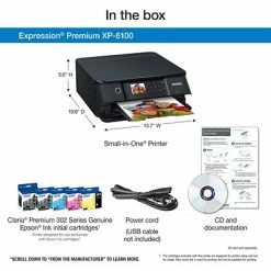 Printers Epson Expression Premium XP-6100 Wireless Color Inkjet Small-In-One Printer -Avery Shop sp113034963 s7