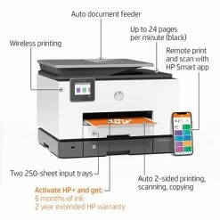 Printers HP OfficeJet Pro 9025e Wireless Color All-in-One Printer Includes 6 Months Of FREE Ink With HP+ (1G5M0A) -Avery Shop sp124109291 s7