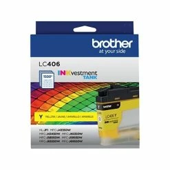 Brother LC406 Yellow Standard Yield Ink Cartridge (LC406YS)