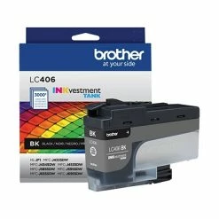 Brother LC406 Black Standard Yield Ink Cartridge (LC406BKS) -Avery Shop sp125998145 s7