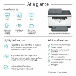 Printers HP LaserJet MFP M234sdw Wireless Black/White All-in-One Laser Printer, Instant Ink Ready (6GX01F#BGJ) 16 Printers HP LaserJet MFP M234sdw Wireless Black/White All-in-One Laser Printer, Instant Ink Ready (6GX01F#BGJ) -Avery Shop sp126566130 s7