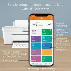 Printers HP DeskJet 4155e Wireless Color All-in-One Printer Includes 6 Months Of FREE Ink With HP+ (26Q90A) -Avery Shop sp126566338 s7