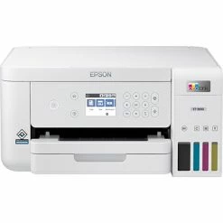 Printers Epson EcoTank ET-3830 Wireless Color All-In-One Inkjet Printer (C11CJ62201)