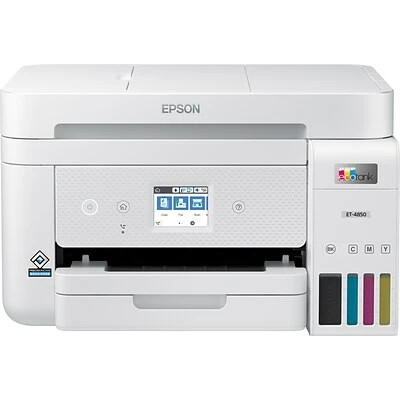 Printers Epson EcoTank ET-4850 Wireless Color All-In-One Inkjet Printer (C11CJ60202) 3 Printers Epson EcoTank ET-4850 Wireless Color All-In-One Inkjet Printer (C11CJ60202)