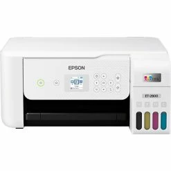 Printers Epson EcoTank ET-2800 Wireless Color All-In-One Inkjet Printer (C11CJ66202)